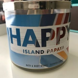 Happy Island Papaya Bath and Body Works Candle